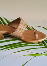 Noorani Blush - Rose gold Heel